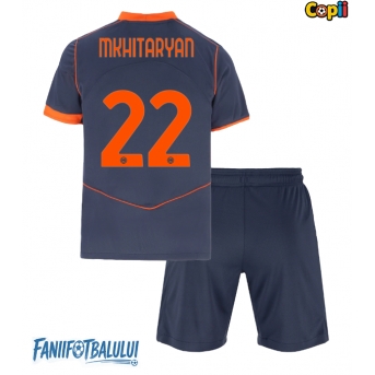 Inter Milan Henrikh Mkhitaryan #22 Echipament de Fotbal Replică 2025-26 Copii Treilea (+ Șorturi)